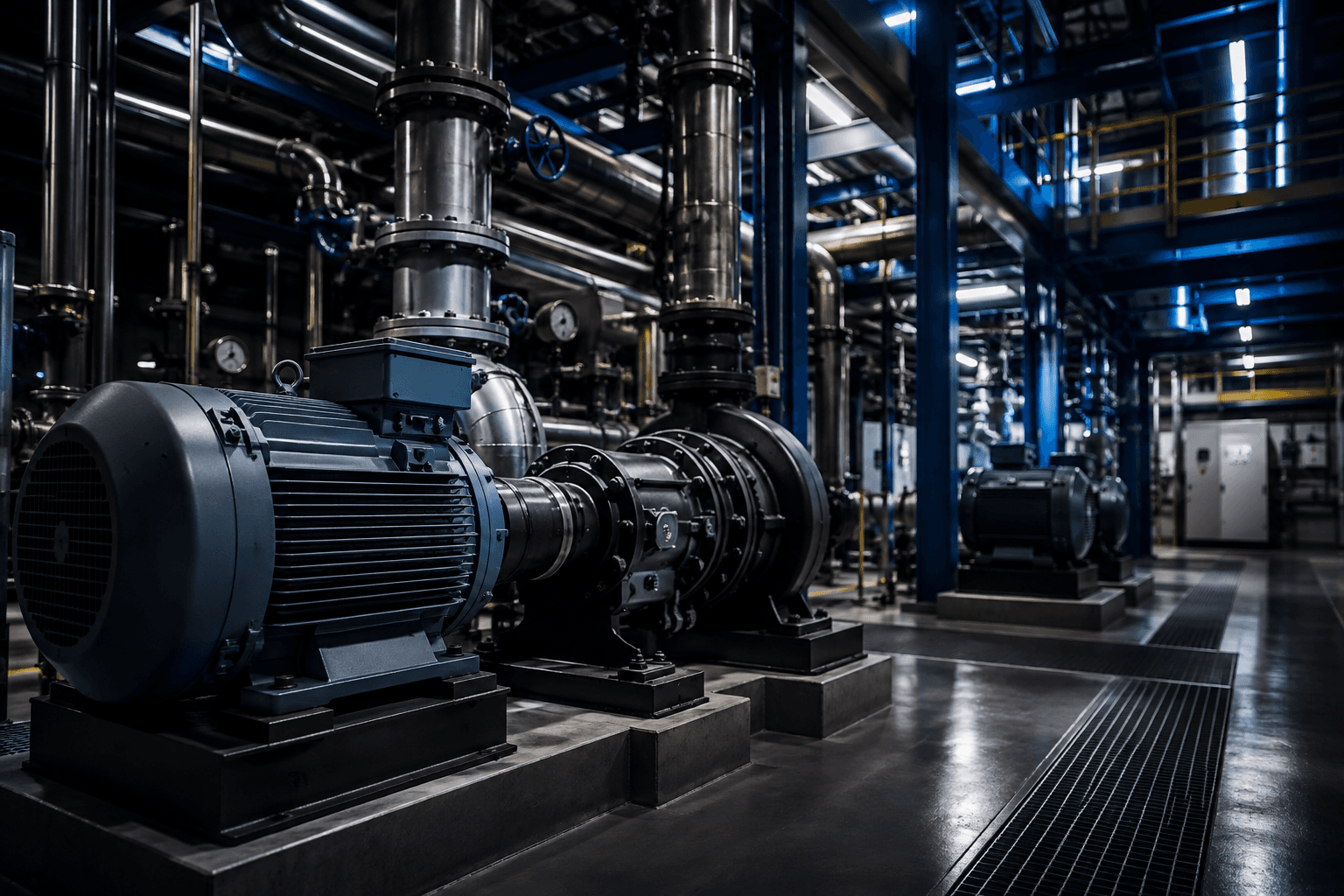 Ambiente industrial de engenharia mecânica